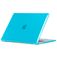 Mobigear Glossy MacBook Air 15 Zoll (2023-2025) Hardcase Hülle MacBook Case - Blau - Model A2941 / A3114 / A3241