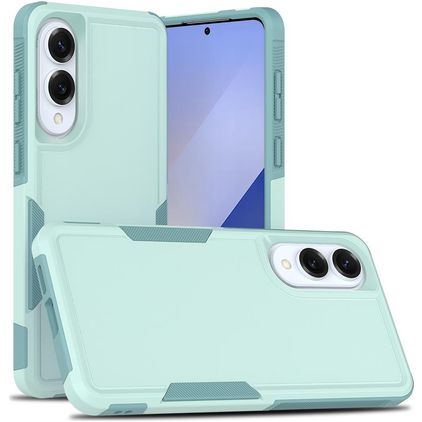 Mobigear Heavy Armor Samsung Galaxy S25 Edge Hülle Hardcase Backcover Stoßfest - Grün