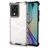 Mobigear Honeycomb Huawei P40 Hülle Hardcase Backcover Stoßfest - Weiß