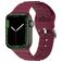 Mobigear Bumpy Silikon Apple Watch Armband Dornschließe - 42/41/40/38 mm - Weinrot