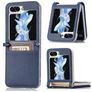 Mobigear Excellent Samsung Galaxy Z Flip 5 Hardcase Backcover mit Kartenfach - Blau