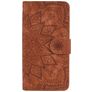 Mobigear Mandala Samsung Galaxy A30s Klapphülle Portemonnaie - Braun