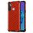 Mobigear Honeycomb Realme C3 Hülle Hardcase Backcover Stoßfest - Rot