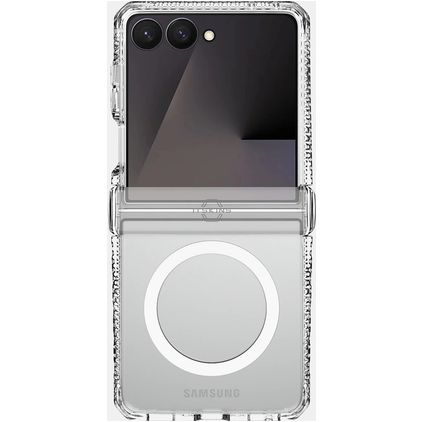 ITSKINS Level 2 HybridMagClear R Durchsichtig Samsung Galaxy Z Flip 8 MagSafe Hülle Hardcase Backcover Stoßfest - Transparent