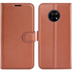 Mobigear Classic Nokia G50 Hülle Klapphülle Geldbörse - Braun