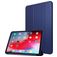 Mobigear Tri-Fold Gel iPad Pro 11 Zoll (2022) Hülle TPU,Kunstleder Klapphülle - Marineblau