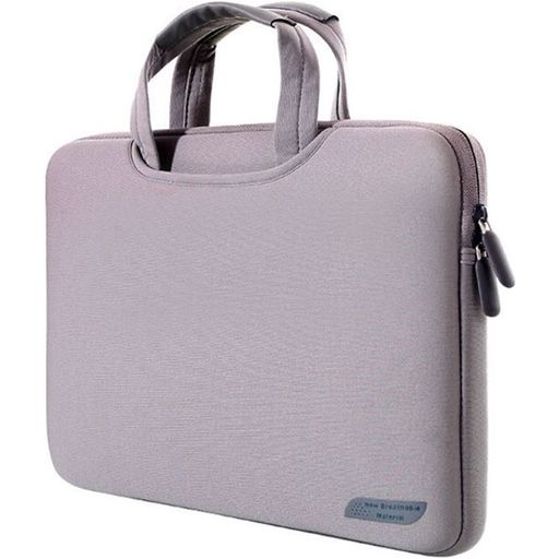 Mobigear Neon Neopren Laptop Aktentasche 13 - 14 Zoll Laptoptasche + Handgriff - Grau