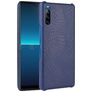 Mobigear Croco Sony Xperia L4 Hülle Hardcase Backcover - Blau