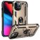 Mobigear Armor Ring iPhone 14 Pro Hülle Hardcase Backcover Stoßfest mit Ringhalter - Gold