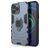 Mobigear Armor Ring iPhone 13 Pro Max Hülle Hardcase Backcover Stoßfest mit Ringhalter - Blau