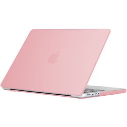 Mobigear Glossy MacBook Pro 16 Zoll (2021-2026) Hardcase Hülle MacBook Case - Pink - Model A2485 / A2780 / A2991 / A3186 / A3428 / A3429