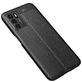 Mobigear Luxury OPPO A16 Hülle Flexibles TPU Backcover - Schwarz