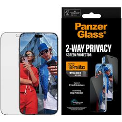 PanzerGlass Ultra Wide Fit iPhone 18 Pro Max Gehärtetes Glas Displayschutz Privacy - Hüllenfreundlich + Applikator