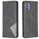 Mobigear Rhombus Slim Nokia G42 Hülle Klapphülle - Schwarz