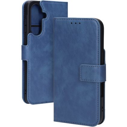 Mobiparts Classic Wallet Samsung Galaxy A36 MagSafe Klapphülle - Steel Blue