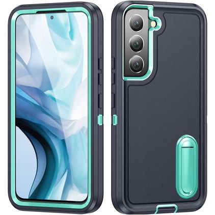 Mobigear Rugged Stand Samsung Galaxy S23 Hardcase Backcover Shockproof mit Ständer - Dunkelblau