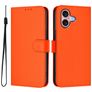 Mobigear Urban Wallet iPhone 16 Hülle Klapphülle Geldbörse - Orange