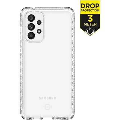 ITSkins SpectrumClear Durchsichtig Samsung Galaxy A73 Hülle Flexibles TPU Backcover Stoßfest - Transparent