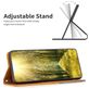 Mobigear Rhombus Slim Xiaomi 12T Hülle Klapphülle - Cognac