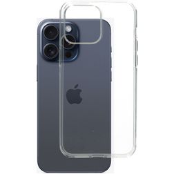 Mobiparts Classic Durchsichtig iPhone 15 Pro Max Hülle Flexibles TPU Backcover - Transparent