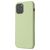 Mobigear Rubber Touch iPhone 12 Mini Silikon Hülle Backcover - Pastellgrün