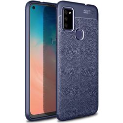 Mobigear Luxury Samsung Galaxy M51 Hülle Flexibles TPU Backcover - Blau