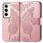 Mobigear Butterfly OPPO Reno 12 Pro Klapphülle Portemonnaie - Roségold