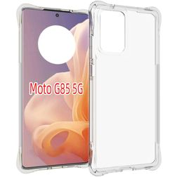 Mobigear Cushion Durchsichtig Motorola Moto G85 Hülle Flexibles TPU Backcover - Transparent