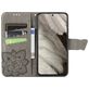 Mobigear Butterfly Google Pixel 8 Hülle Klapphülle Geldbörse - Grau