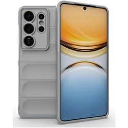 Mobigear Bumpy Samsung Galaxy S26 Ultra Hülle Flexibles TPU Backcover - Grau