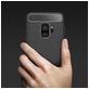 Mobigear Brushed Slim Samsung Galaxy S9 Hülle Flexibles TPU Backcover - Schwarz