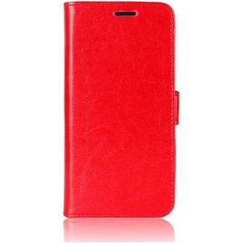 Mobigear Wallet Motorola One Fusion Plus Hülle Klapphülle Geldbörse - Rot