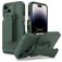 Mobigear Explorer iPhone 14 Pro Max Hülle Hardcase Backcover Stoßfest mit Ständer - Grün