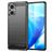 Mobigear Brushed Slim OPPO Reno 7 Lite Hülle Flexibles TPU Backcover - Schwarz