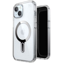 Speck Presidio Clear Transparent iPhone 15 MagSafe Hardcase Backcover - ClickLock