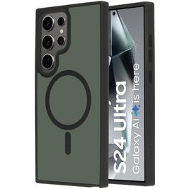 Mobiparts Hardcover Samsung Galaxy S24 Ultra MagSafe Hülle Hardcase Backcover - Satin Black