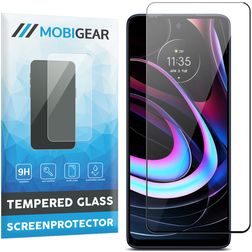 Mobigear Premium Motorola Edge (2021) Panzerglas Gehärtetes Glas Displayschutz - Hüllenfreundlich - Schwarz
