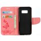 Mobigear Butterfly Samsung Galaxy S8 Hülle Klapphülle Geldbörse - Pink
