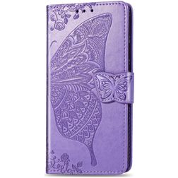 Mobigear Butterfly iPhone 11 Klapphülle Portemonnaie - Lila