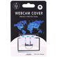 Mobigear Square Webcam Abdeckung Privatsphäre Schieberegler - Schwarz - 3er Pack