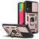 Mobigear Armor Ring Cam Slide Samsung Galaxy M53 Hülle Hardcase Backcover Stoßfest mit Ringhalter - Roségold