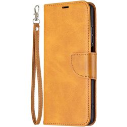Mobigear Excellent Xiaomi Redmi 10 4G Hülle Klapphülle Geldbörse - Cognac