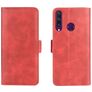 Mobigear Slim Magnet Huawei Y6p Hülle Klapphülle Geldbörse - Rot