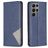 Mobigear Rhombus Slim Samsung Galaxy S24 Ultra Klapphülle - Blau