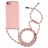 Mobigear Lanyard iPhone SE (2022) Flexibles TPU Handykette - Pink