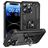 Mobigear Armor Ring iPhone 15 Pro Hülle Hardcase Backcover Stoßfest mit Ringhalter - Schwarz