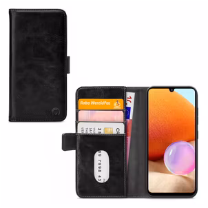 Mobilize Elite Gelly Samsung Galaxy A32 4G Hülle Klapphülle Geldbörse - Schwarz