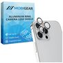 Mobigear Single iPhone 13 Pro Max Panzerglas Gehärtetes Glas Kameralinsen Schutz - Hüllenfreundlich - Silber