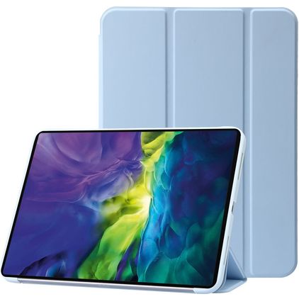 Mobigear Tri-Fold Gel iPad 10 (2022) Hülle TPU,Kunstleder Klapphülle - Blau