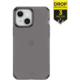 ITSkins SpectrumClear iPhone 13 Hülle Flexibles TPU Backcover Stoßfest - Smoke